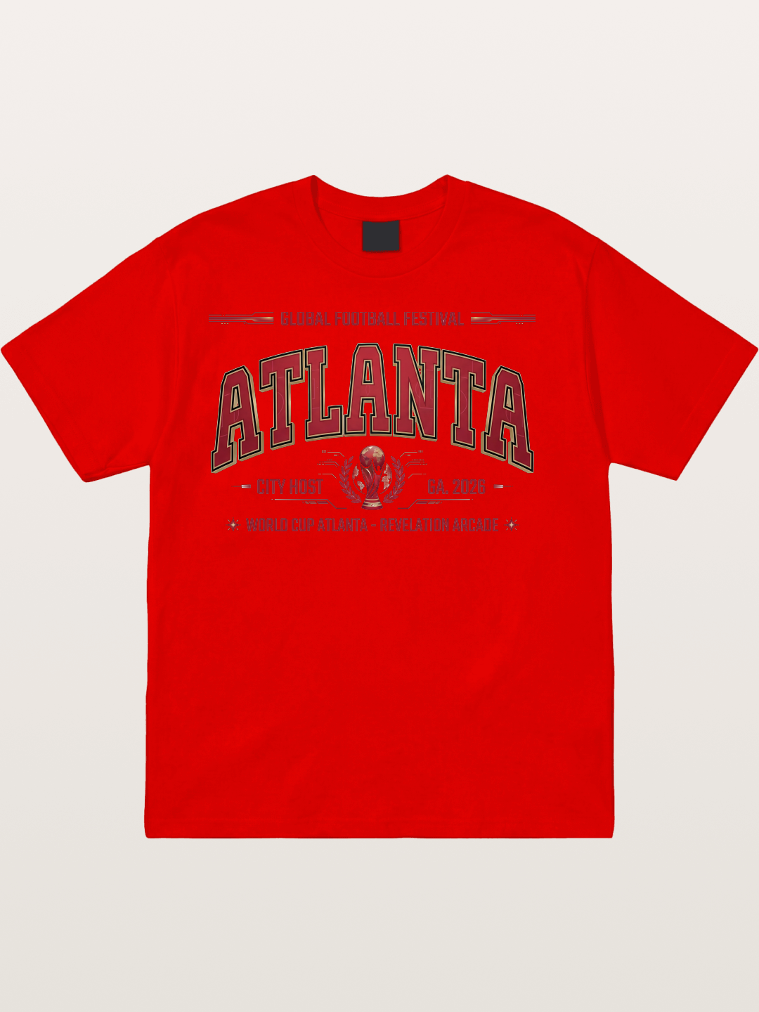 Atlanta 2026 WC Host Sticker Cotton T-shirt