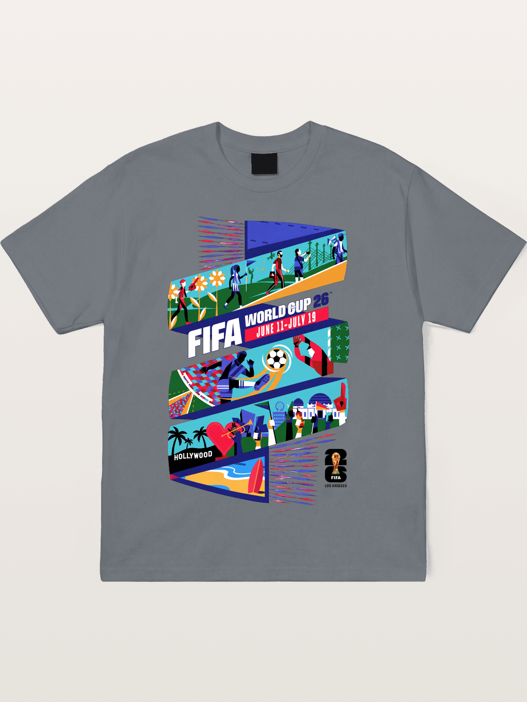 FIFA 2026 LA WC Poster Cotton T-shirt