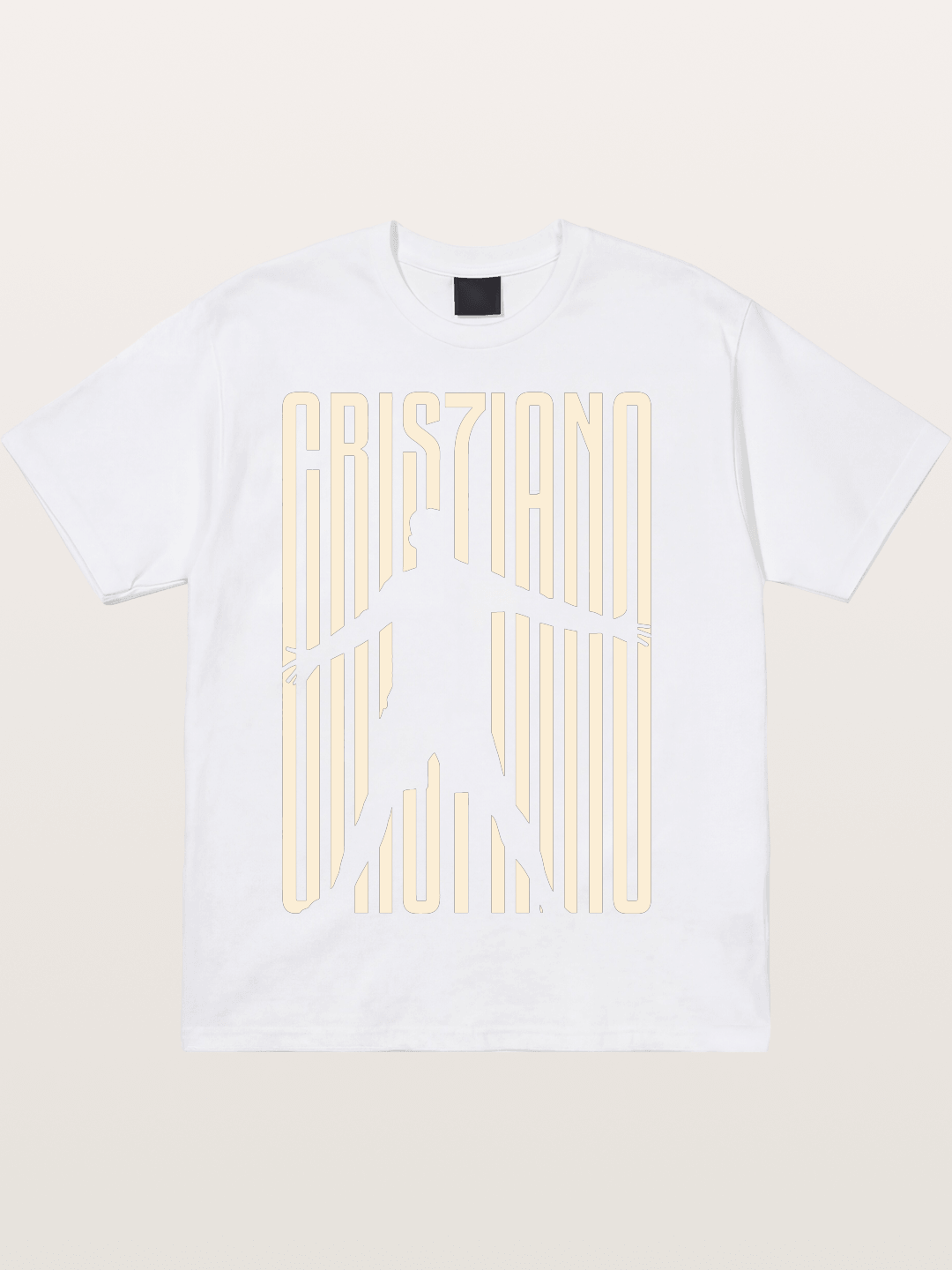 Cristiano Ronaldo Celebration Silhouette Cotton T-shirt