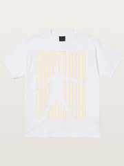 Cristiano Ronaldo Celebration Silhouette Cotton T-shirt