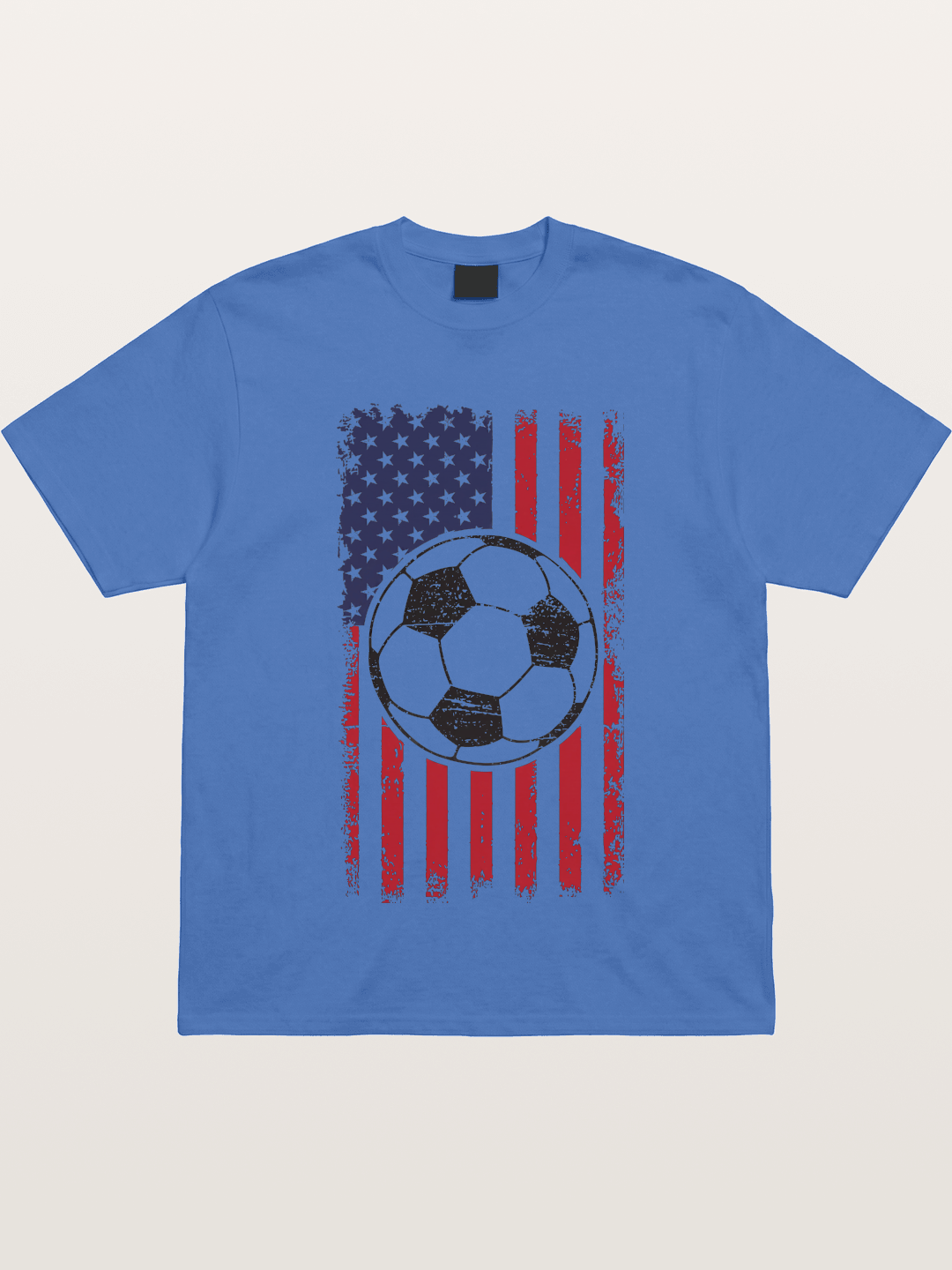 USA Flag Soccer Ball 2026 Vintage Gildan T-shirt