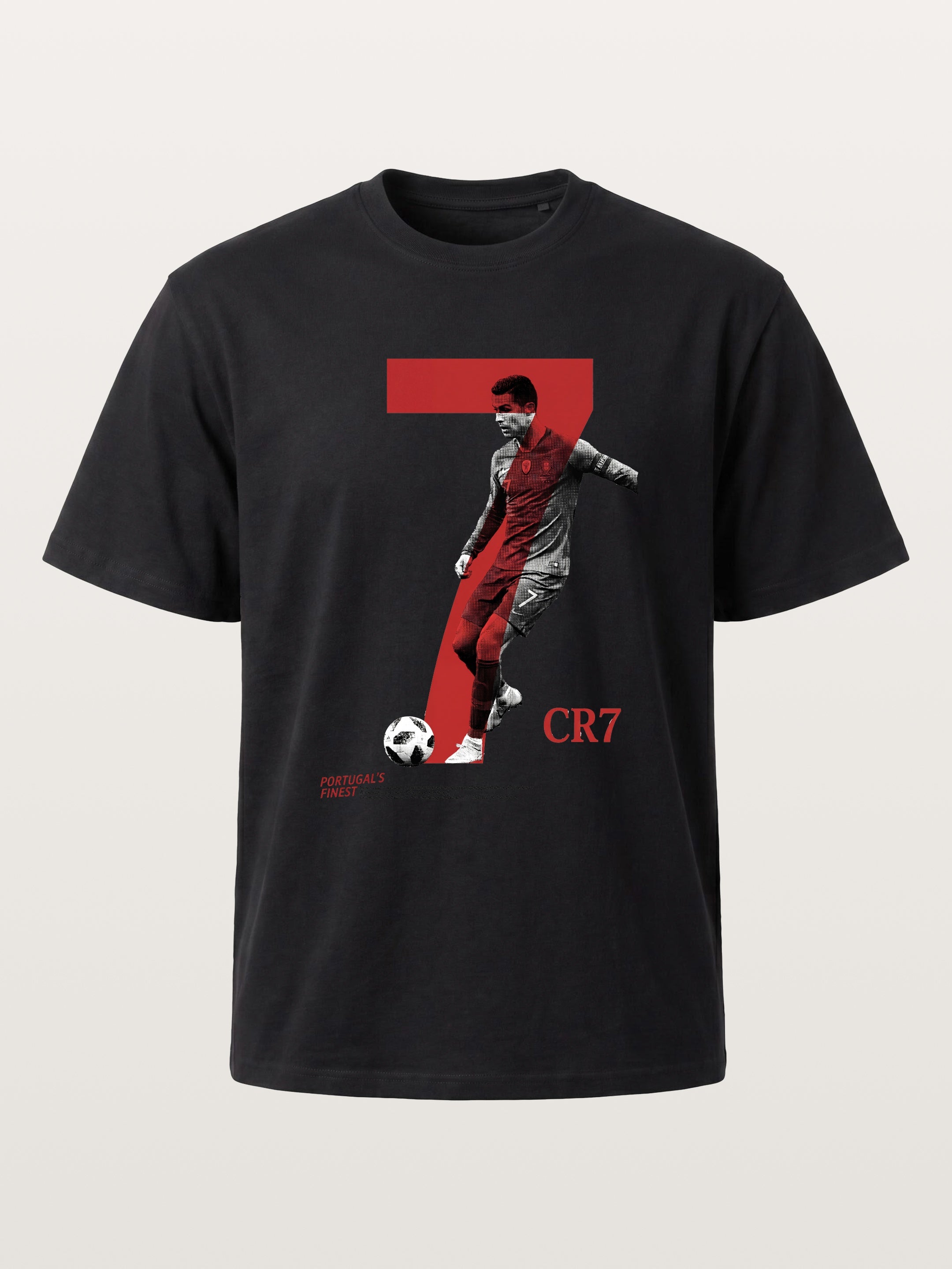 CR7 Portugal Split Portrait Cotton T-shirt