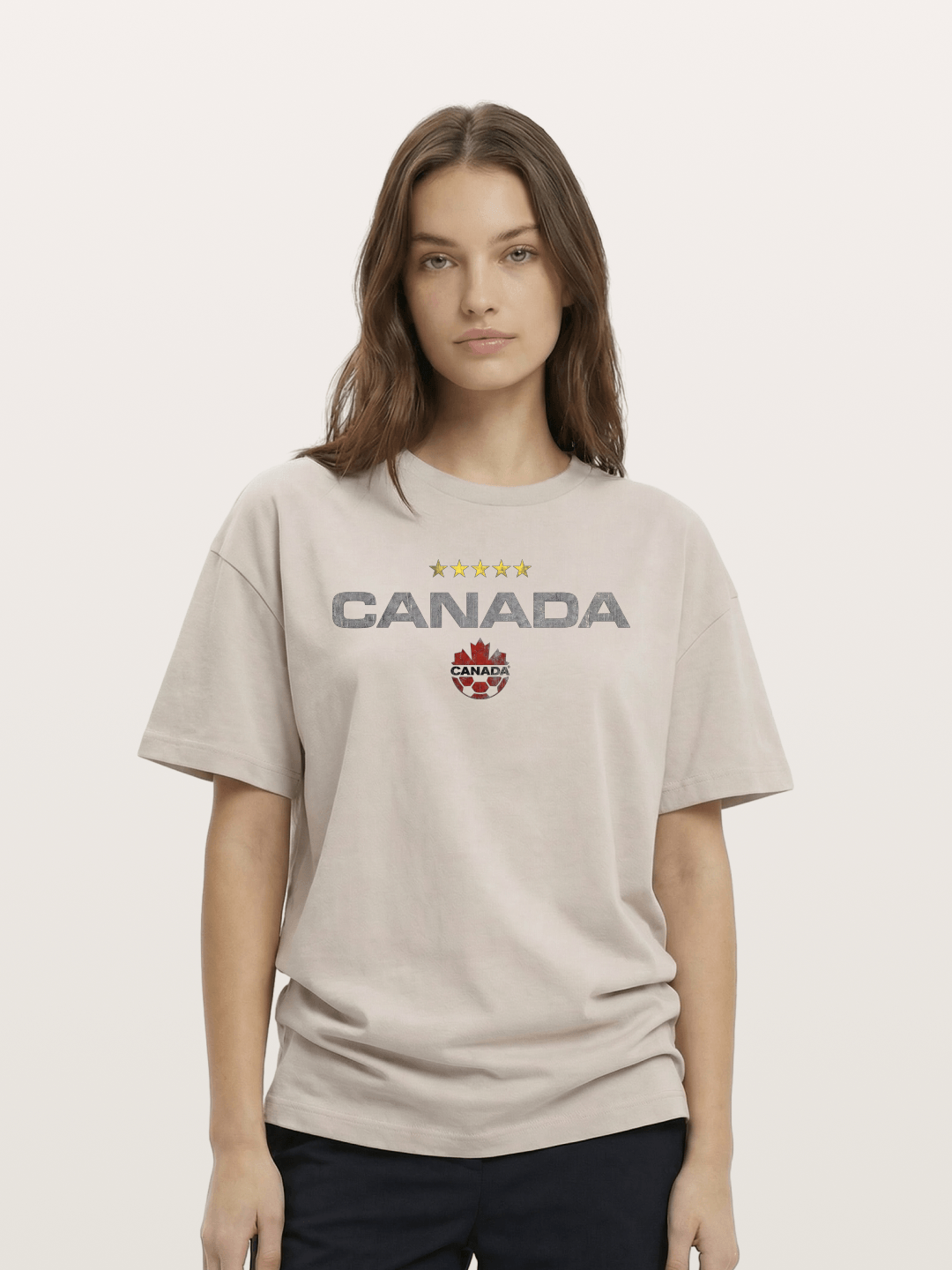 Canada Soccer Team Crest Cotton T-shirt