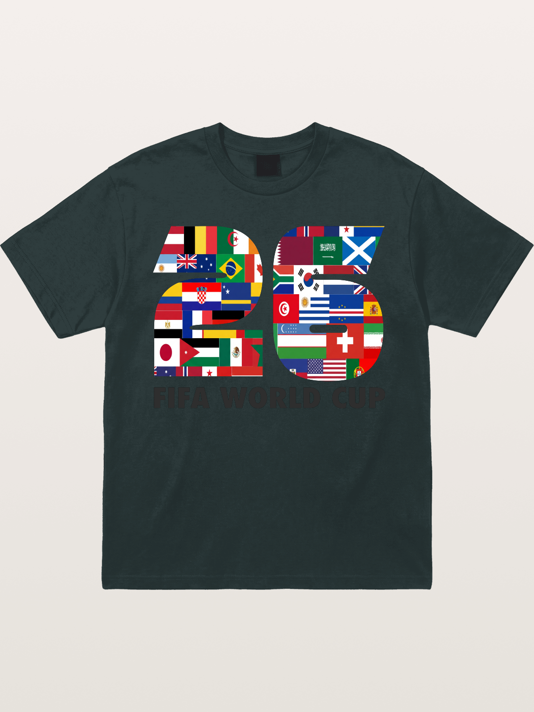 2026 World Cup Nations Flags Collage Gildan T-shirt