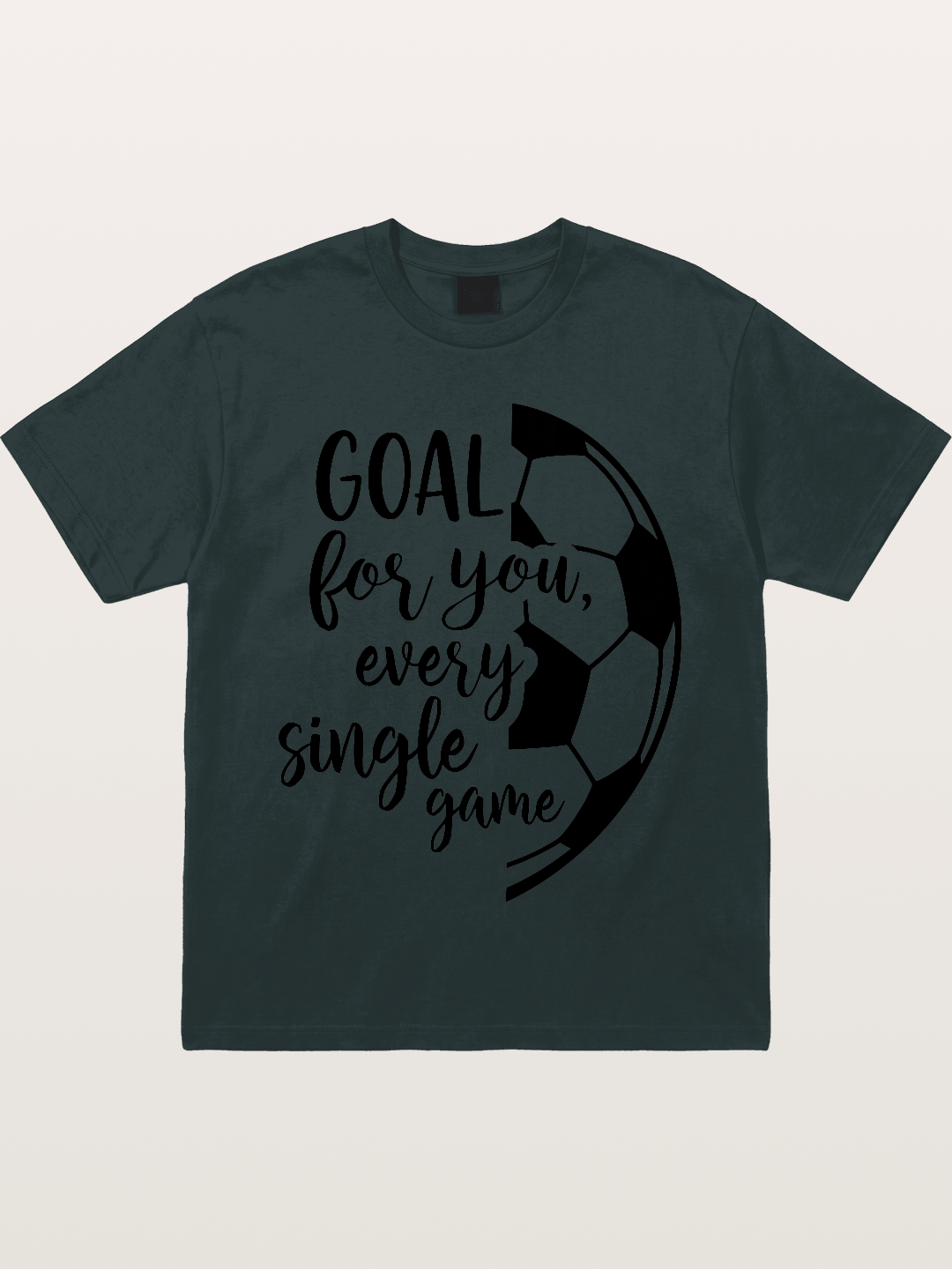 Goal For You Soccer Script Card Gildan T-shirt