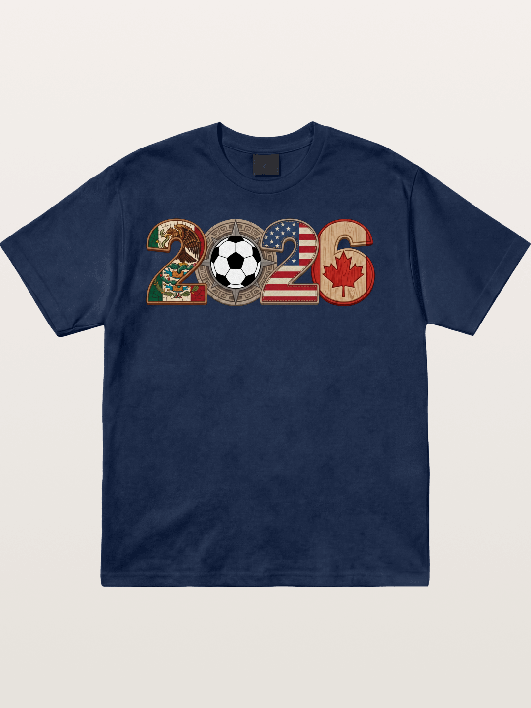 2026 WC Tribal Flag Design Cotton T-shirt