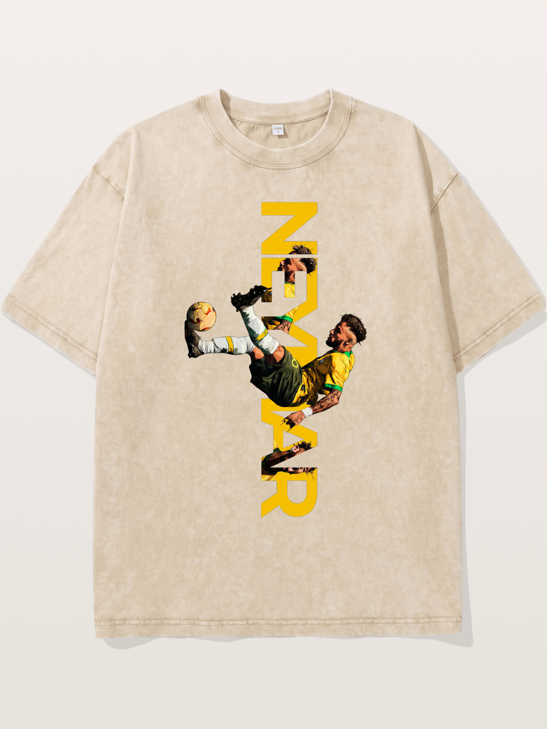 Neymar Brazil Bicycle Kick Washed T-shirt