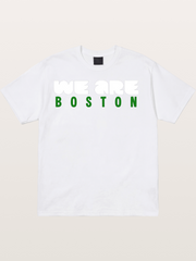 Boston Green Bold Text Cotton T-shirt