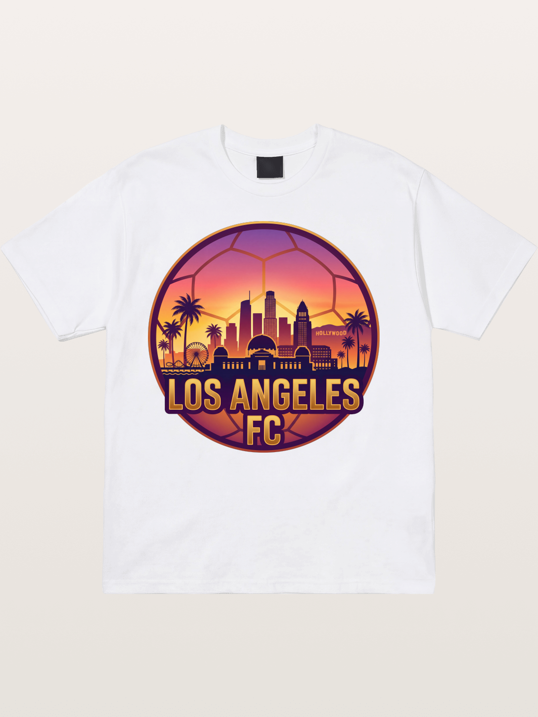 LA FC Sunset City Skyline Cotton T-shirt