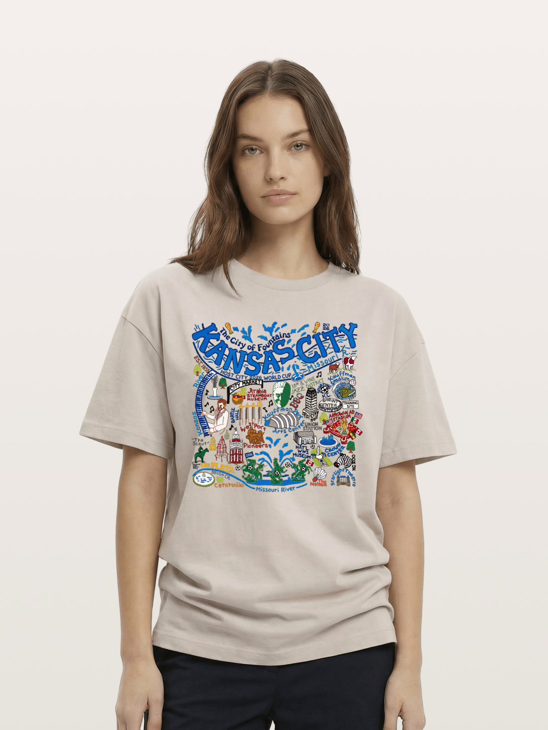 Kansas City World Cup Graphic Cotton T-shirt