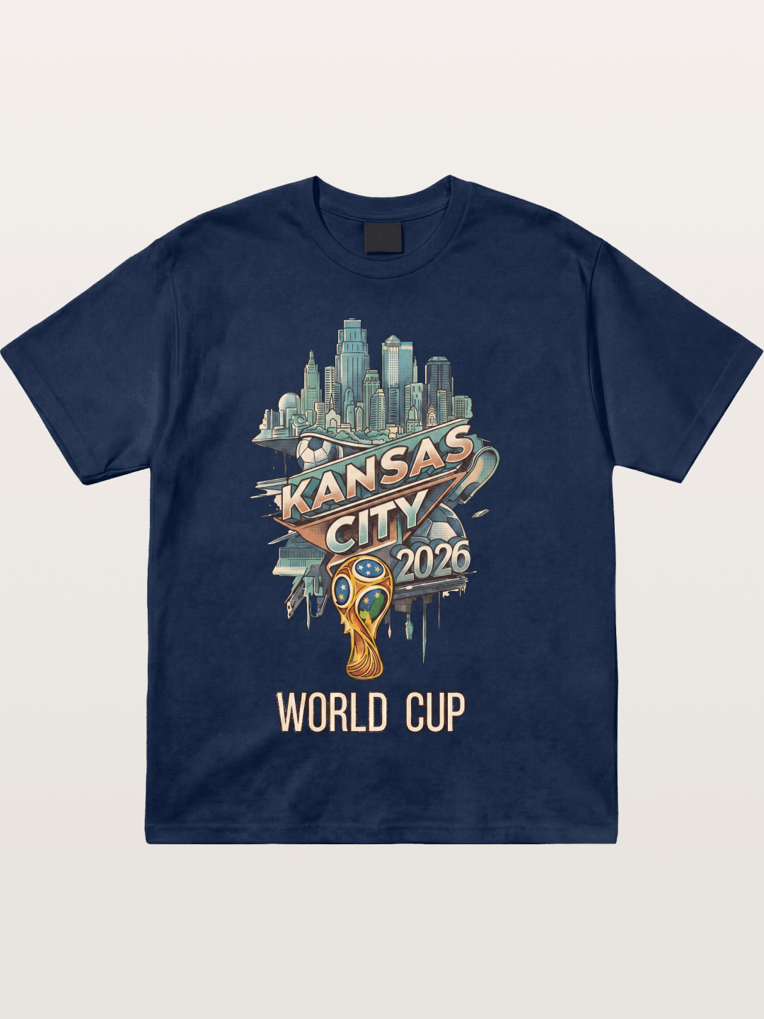KC World Cup 2026 Emblem Cotton T-shirt