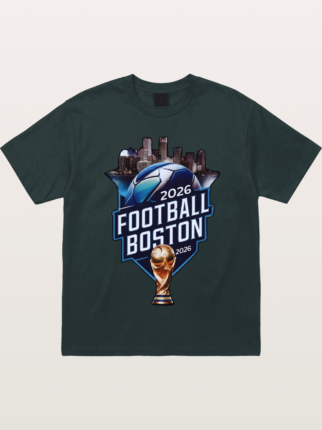 Boston 2026 World Cup City Badge Gildan T-shirt