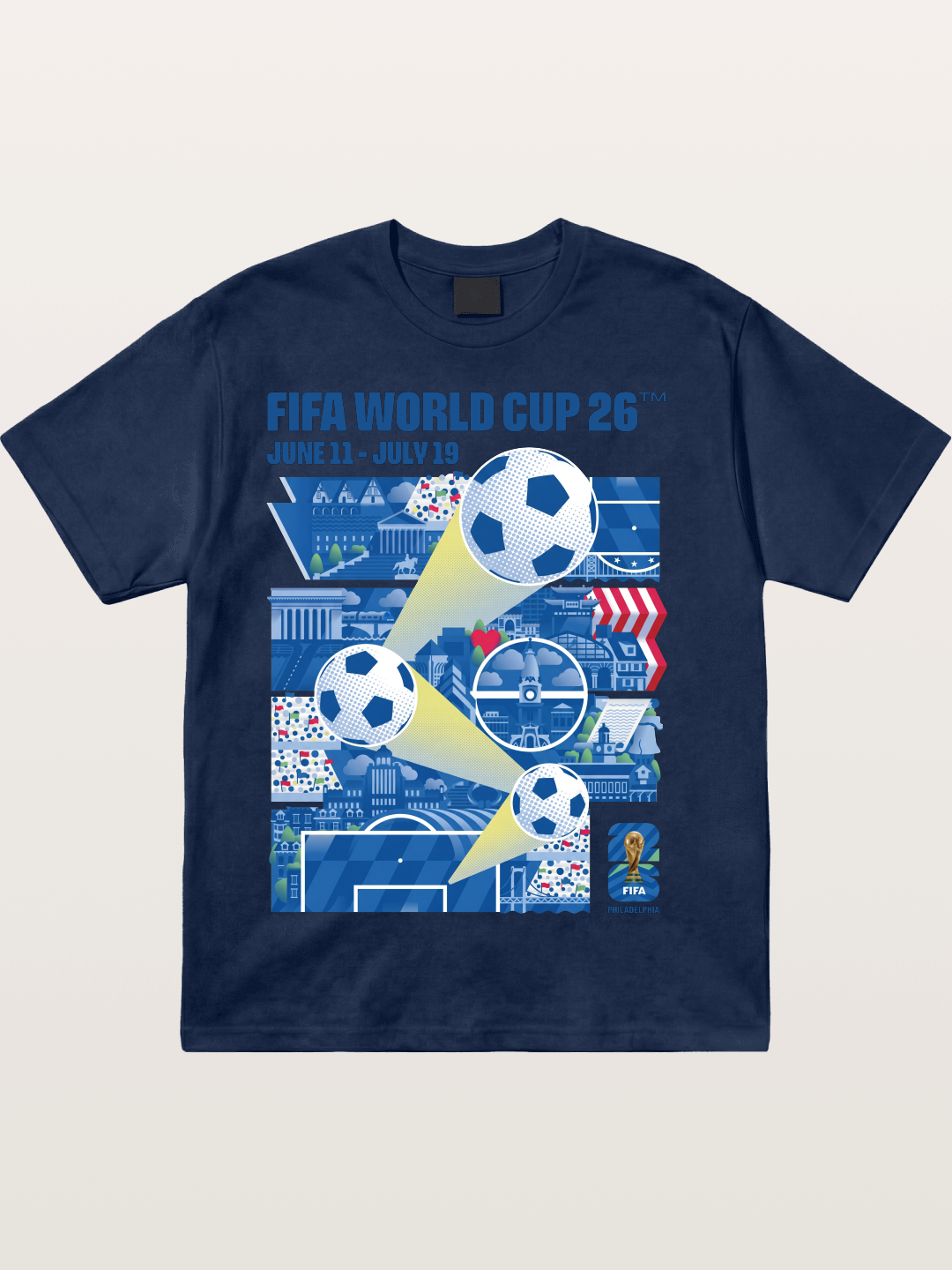 2026 WC Schedule & Landmarks Cotton T-shirt