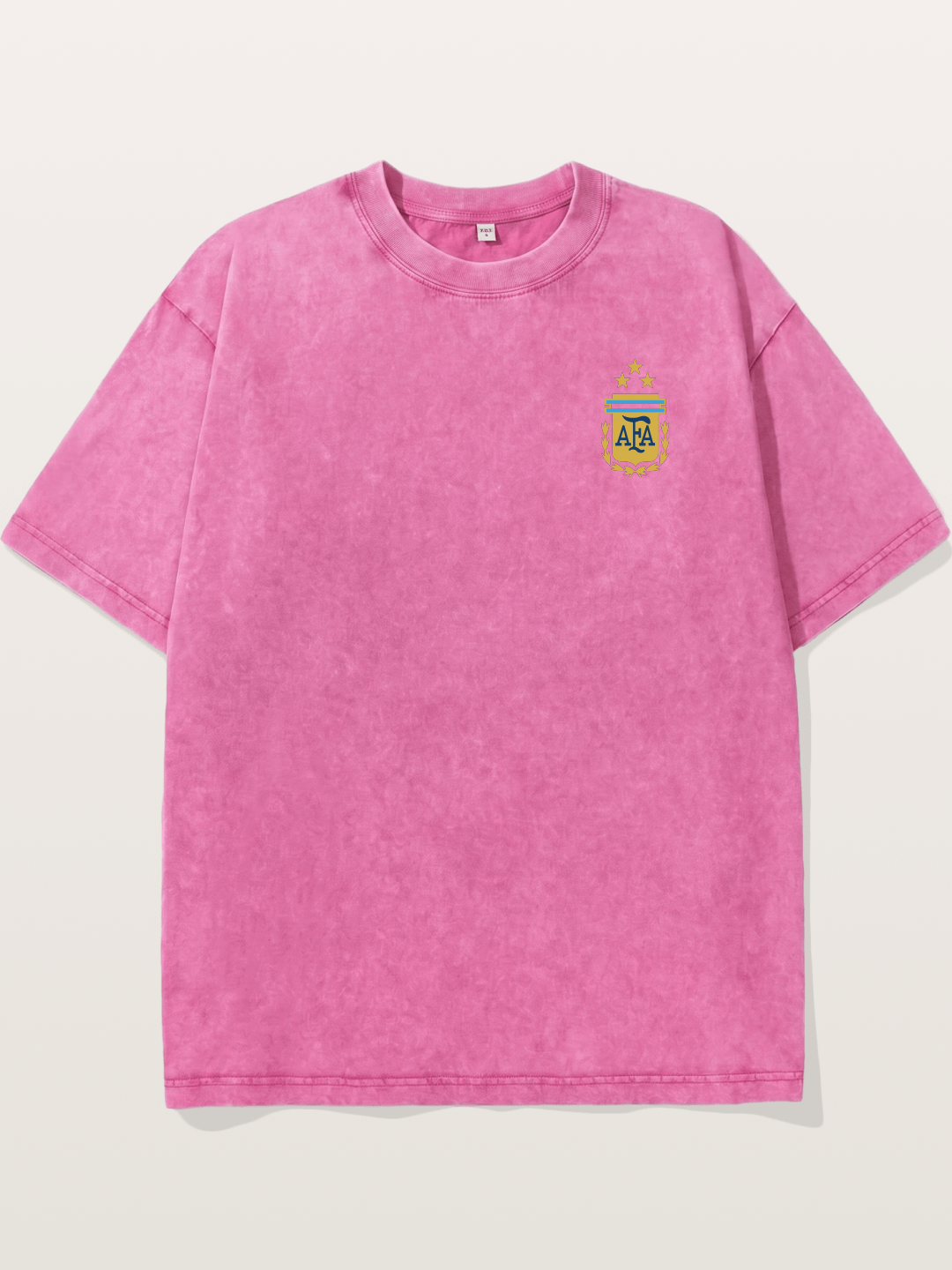 Argentina AFA Three Stars Badge Washed T-shirt