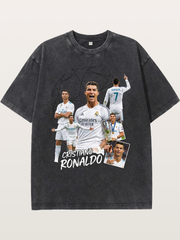 Cristiano Ronaldo Real Madrid Washed T-shirt