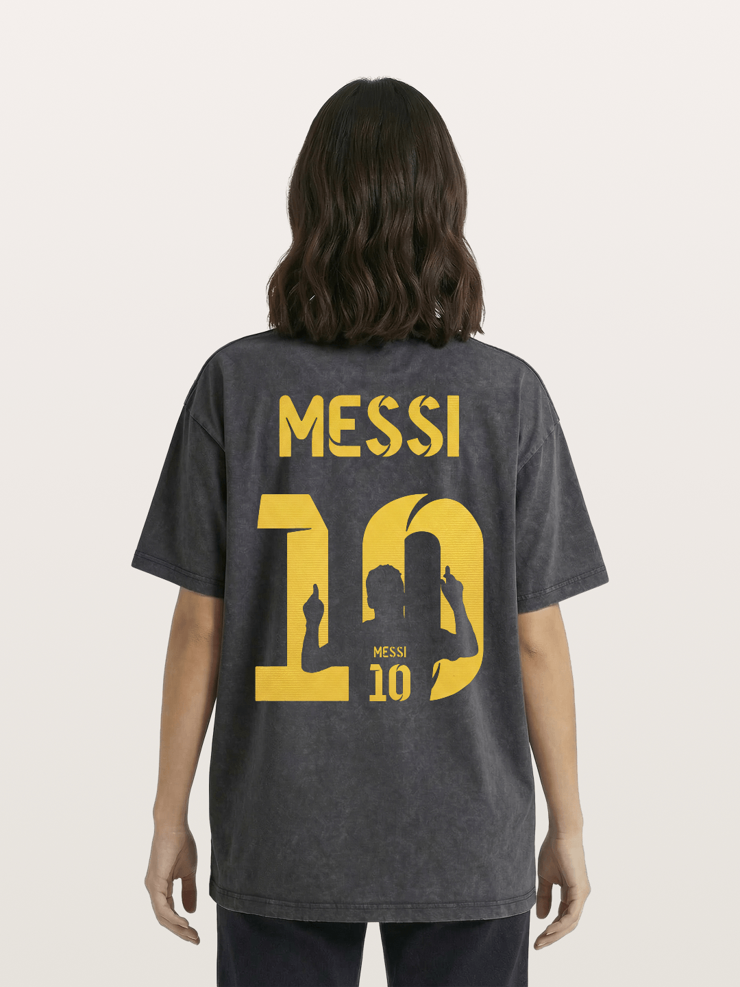 Messi No.10 Washed T-shirt