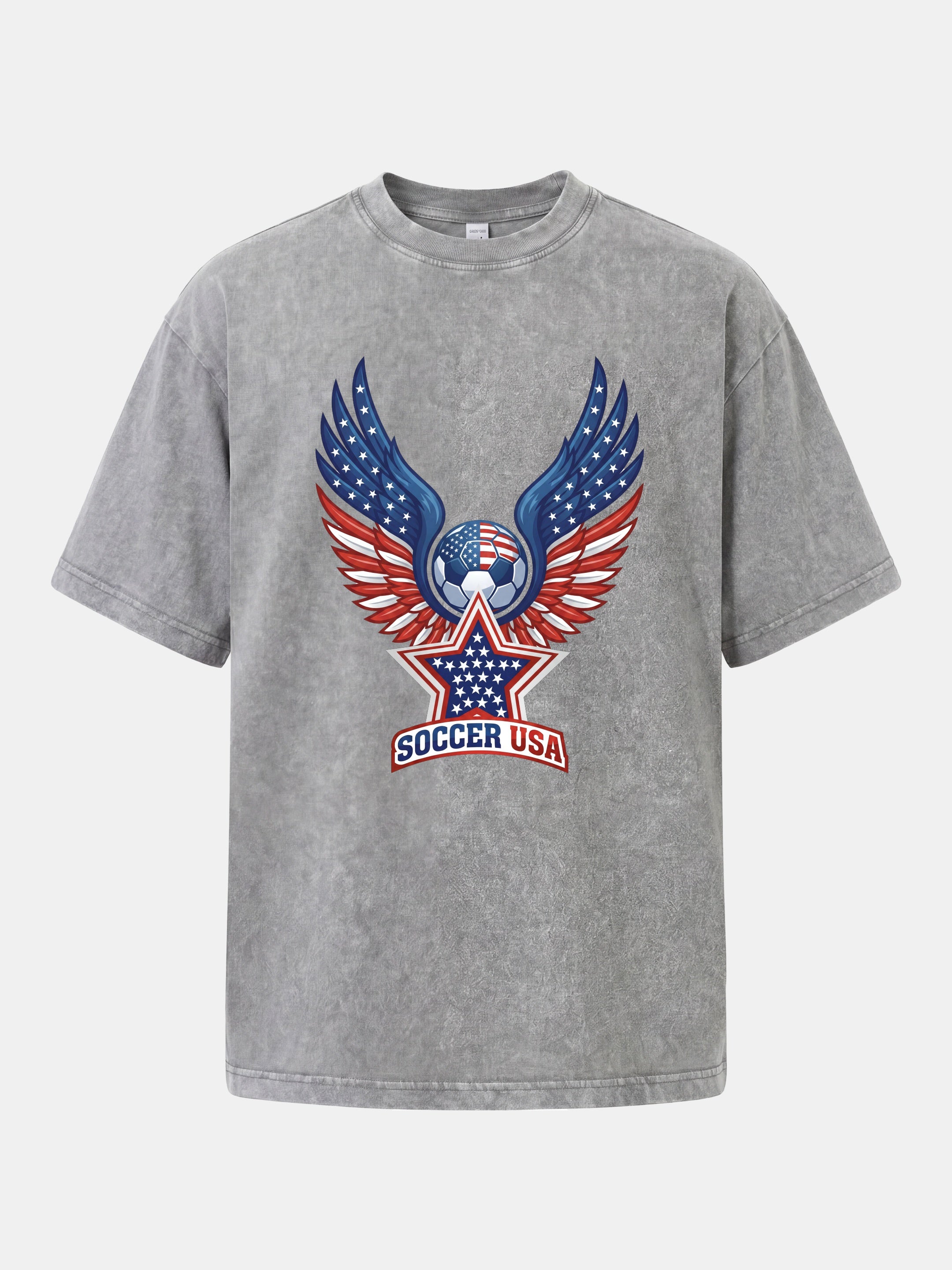 Soccer USA Wings Star Logo Washed T-shirt