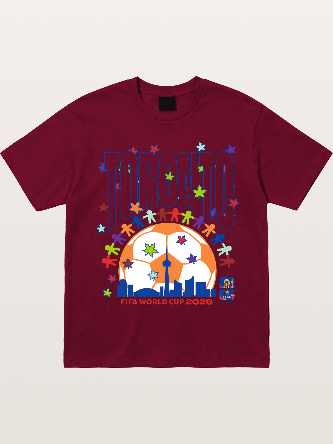 Toronto WC 2026 CN Tower Art Gildan T-shirt