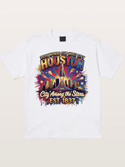 Houston 2026 Host City Art Cotton T-shirt