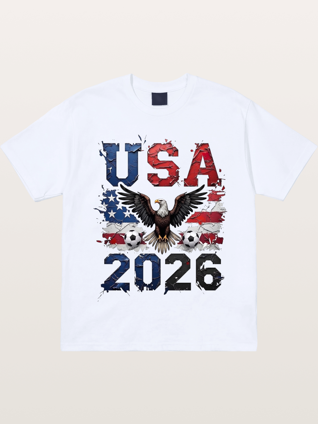 USA 2026 Bald Eagle Soccer Design Gildan T-shirt