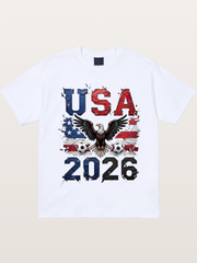 USA 2026 Bald Eagle Soccer Design Gildan T-shirt