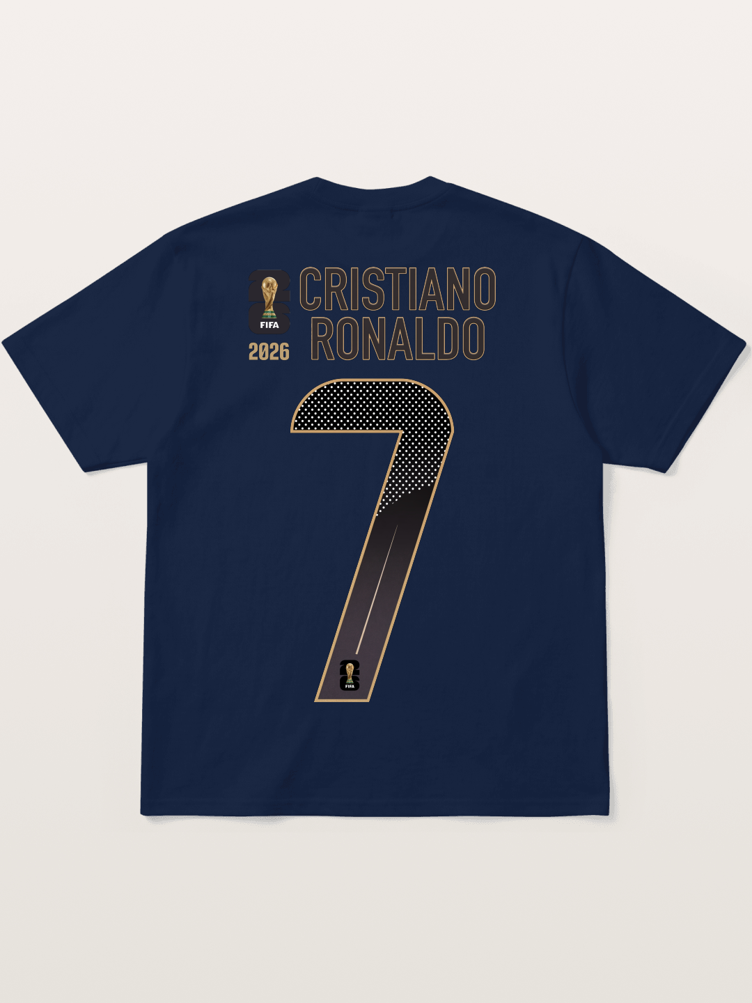 Portugal 7 Ronaldo 2026 WC Cotton T-shirt