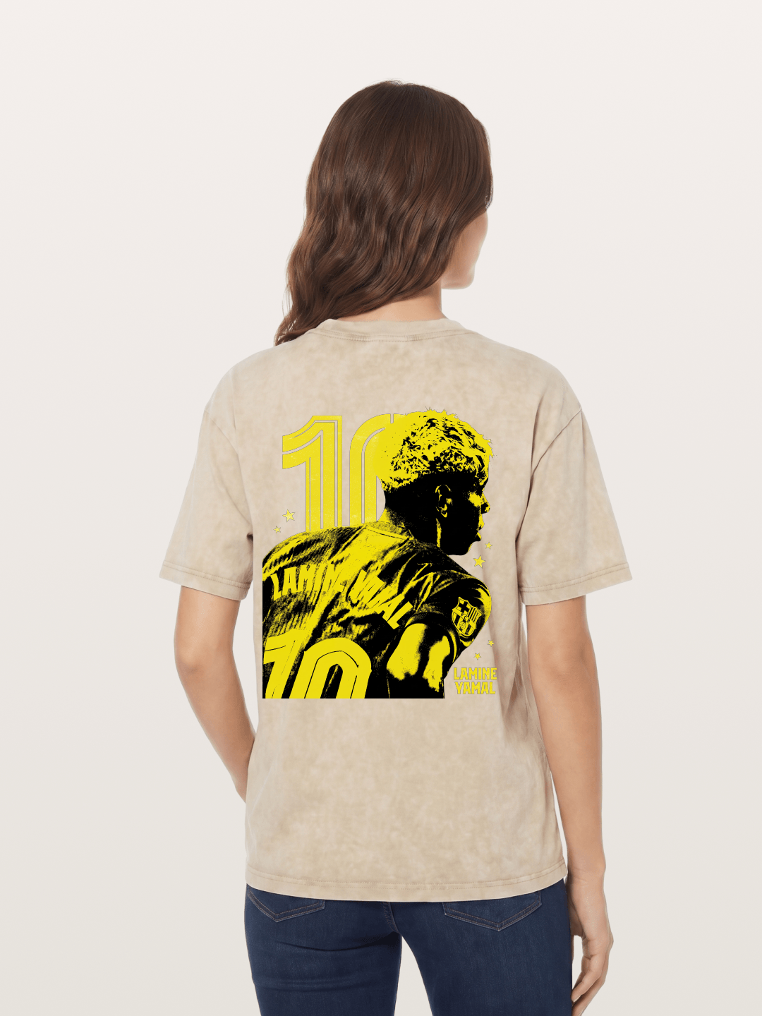 Lamine Yamal 10 Silhouette Washed T-shirt