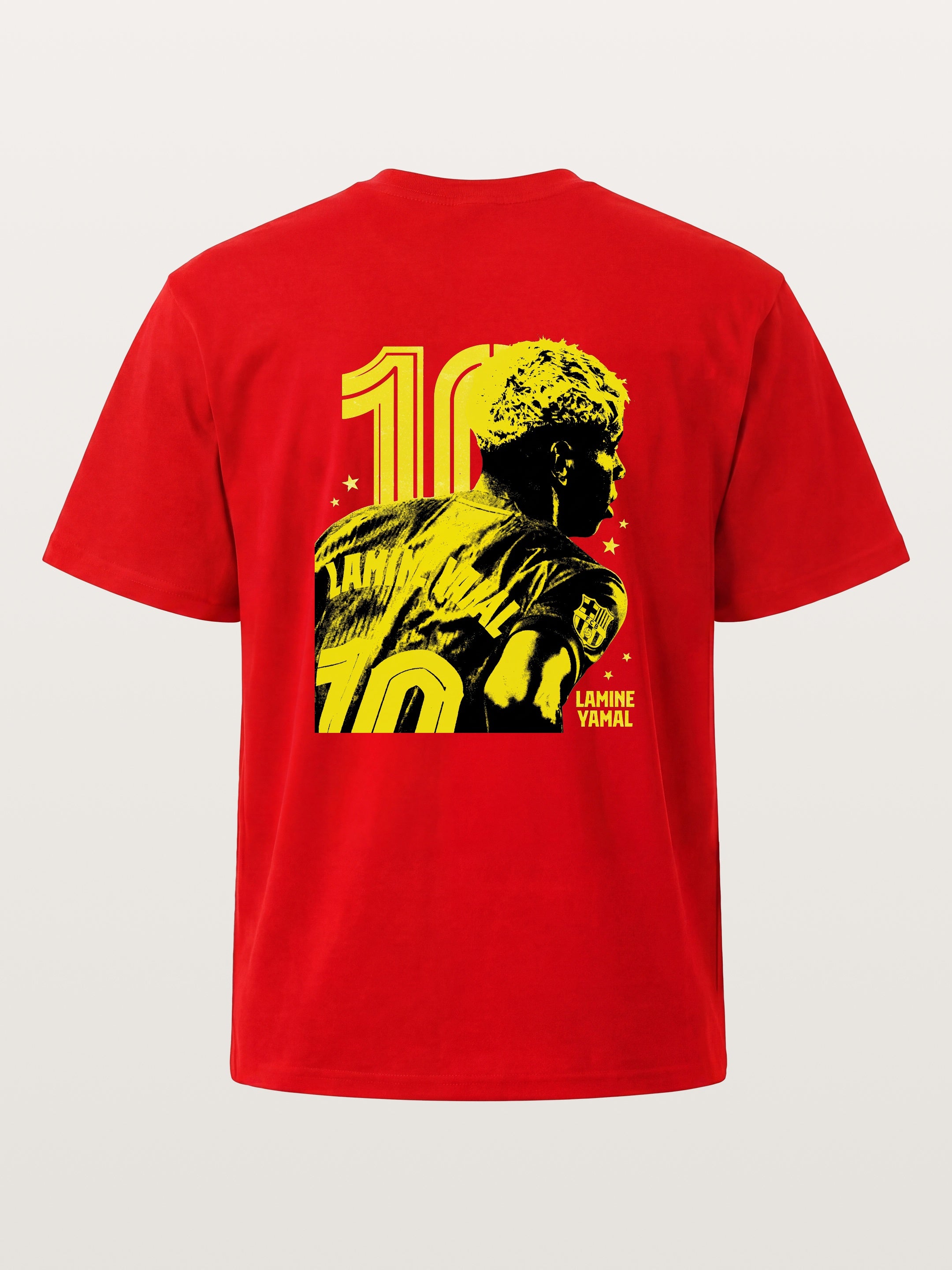 Lamine Yamal 10 Silhouette Cotton T-shirt