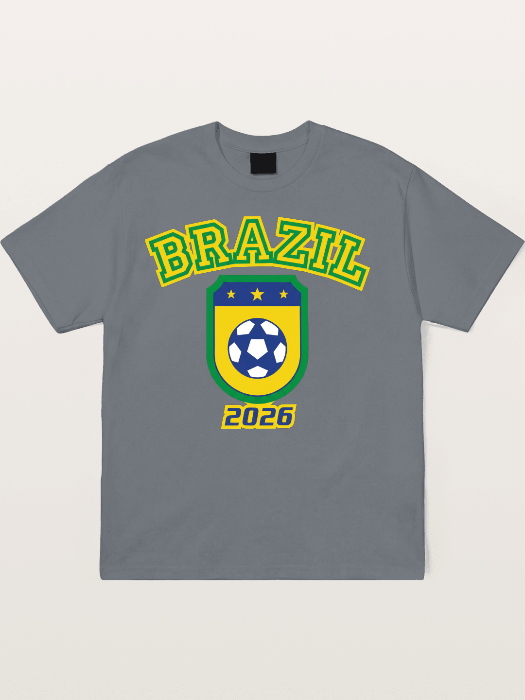 Brazil 2026 World Cup Crest Cotton T-shirt