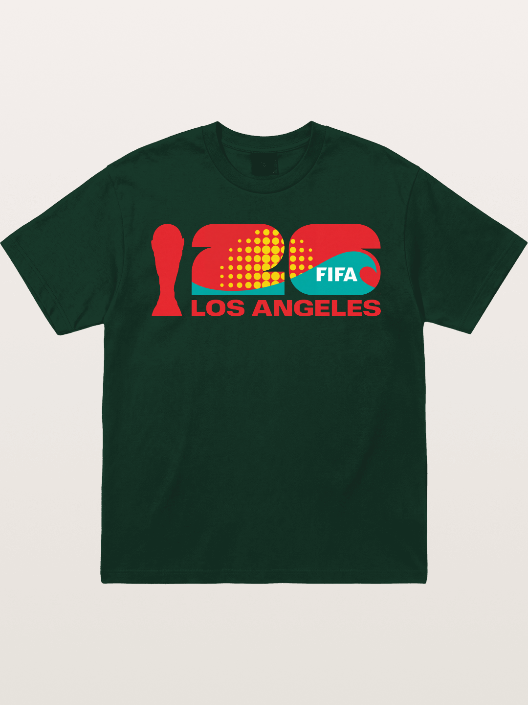 LA WC 2026 Geometric Dot Logo Gildan T-shirt