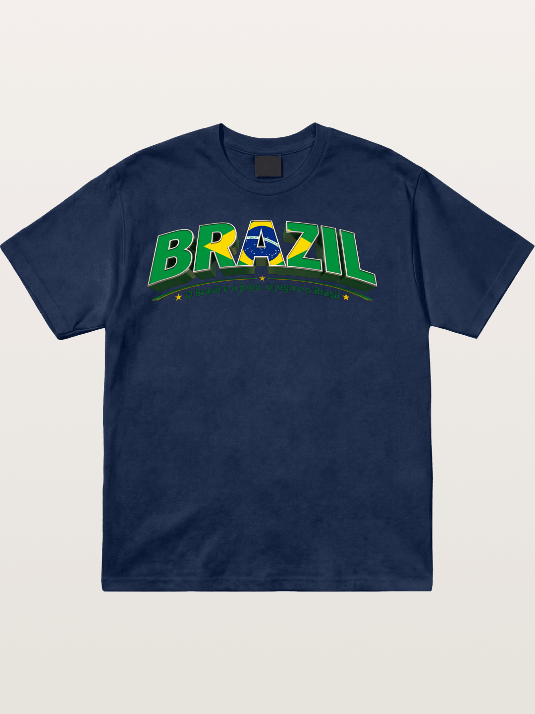 Brazil Retro Team Logo WC Cotton T-shirt