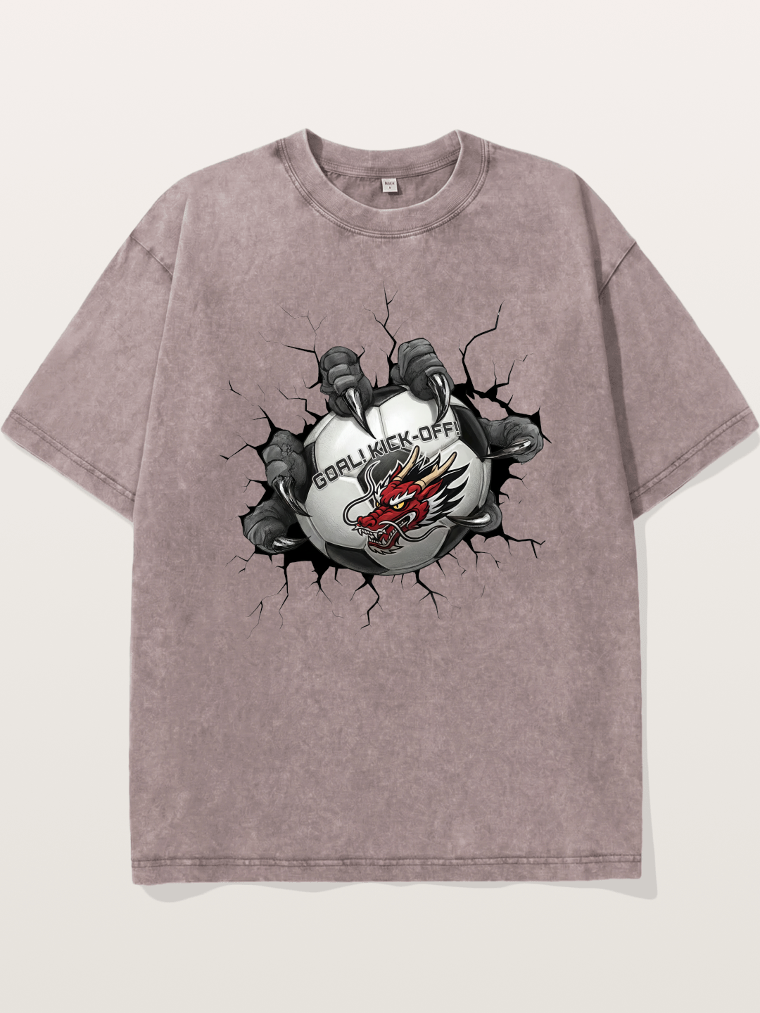 Dragon Claw Soccer Breakthrough Washed T-shirt