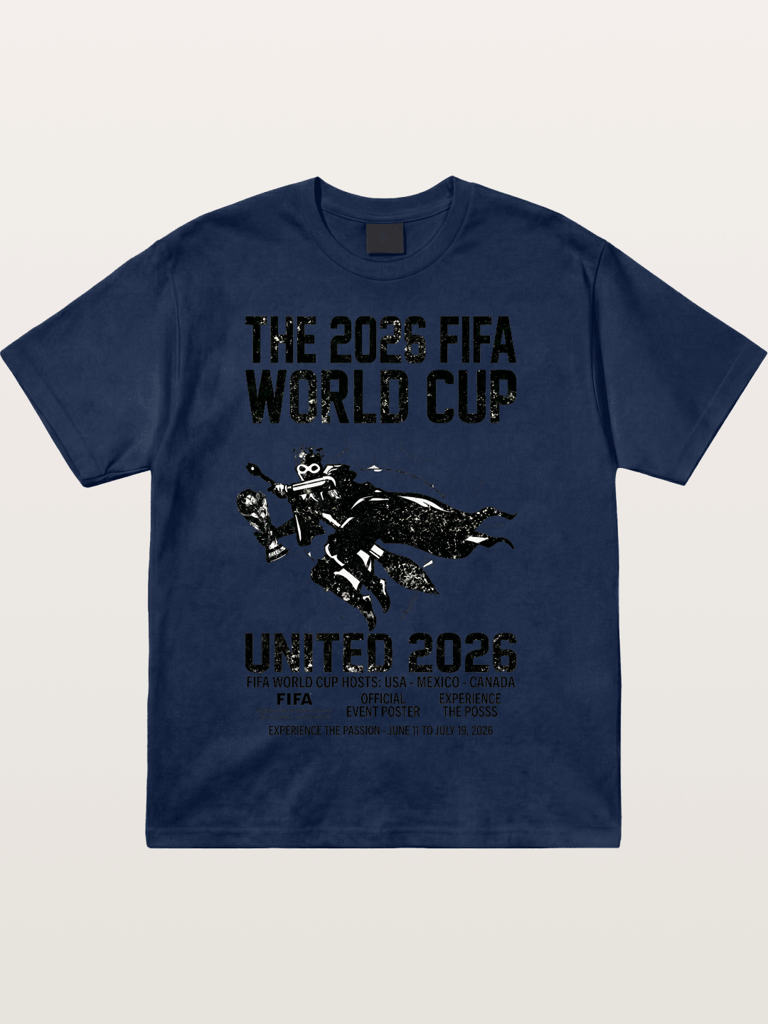 2026 World Cup Rider Poster Cotton T-shirt