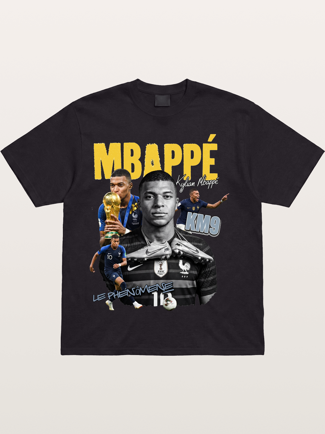 Kylian Mbappé KM9 Graphic Cotton T-shirt