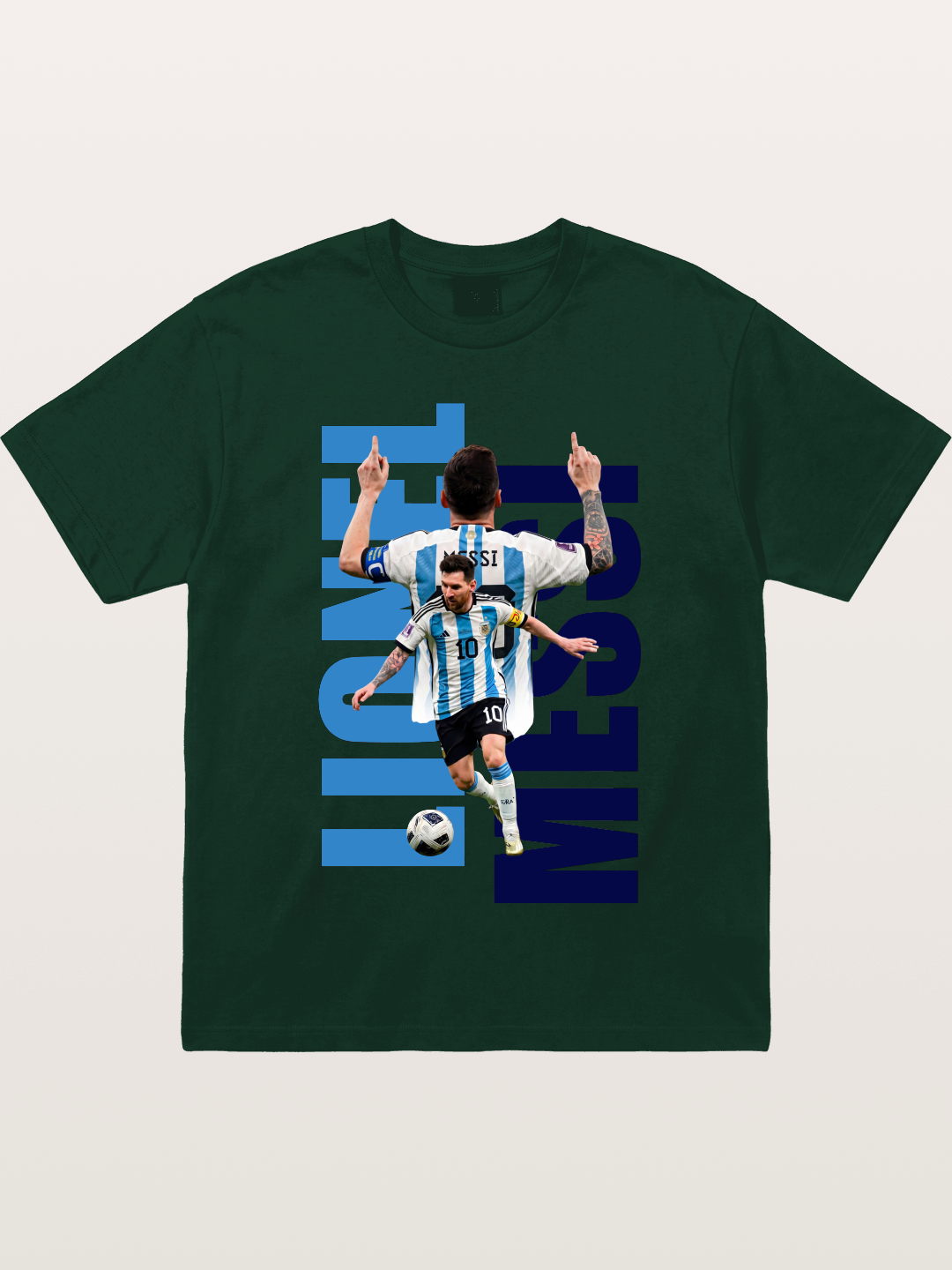 Lionel Messi Argentina 10 Gildan T-shirt