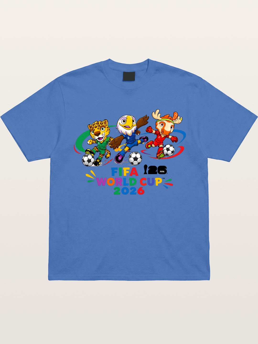 2026 World Cup Mascots Art Gildan T-shirt