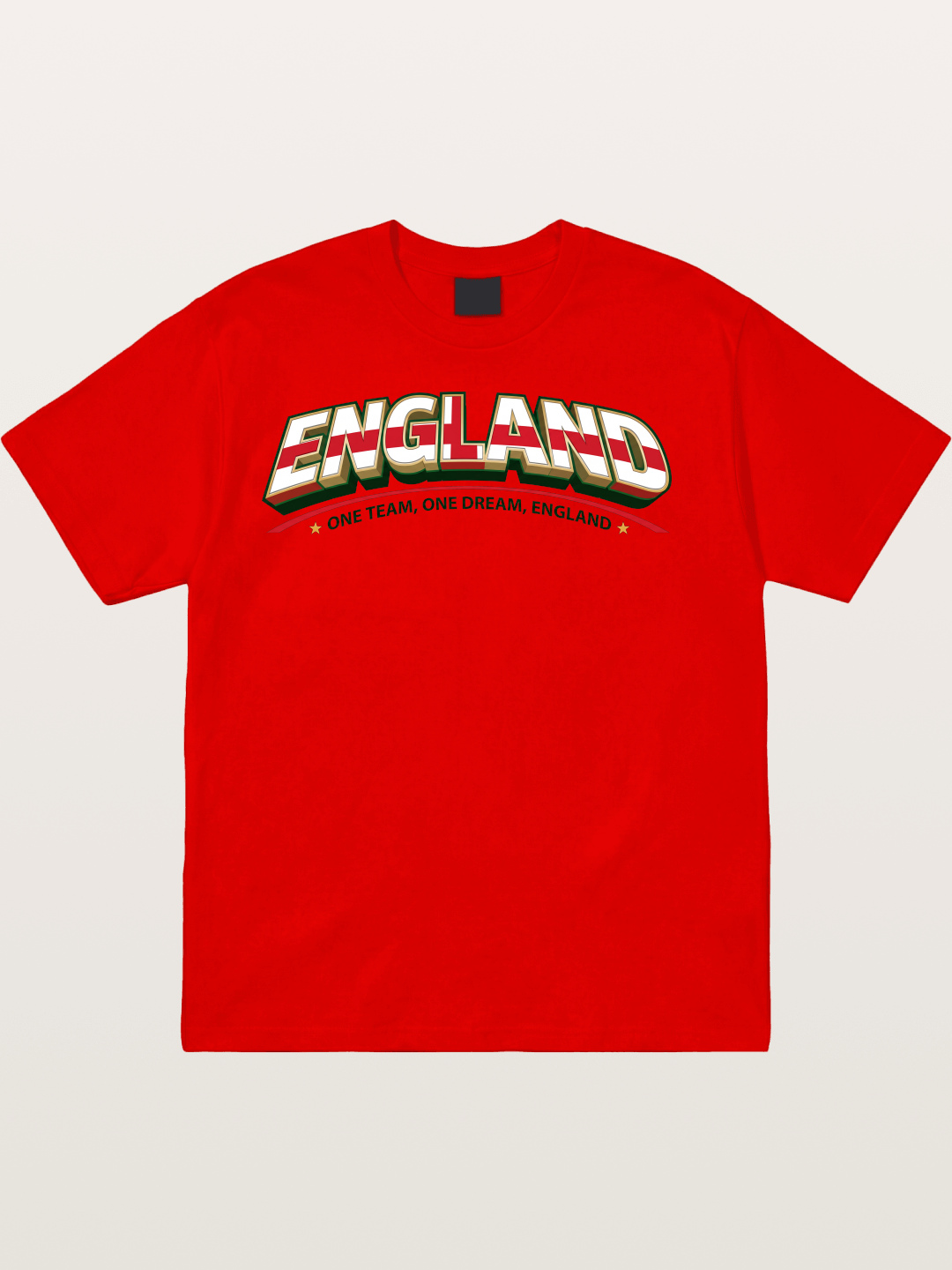 England Retro Team Logo WC Cotton T-shirt