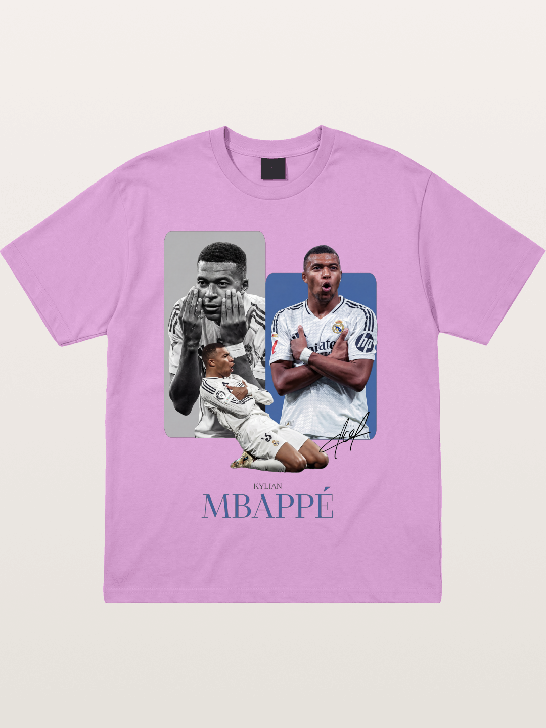 Mbappe Real Madrid Collage Gildan T-shirt