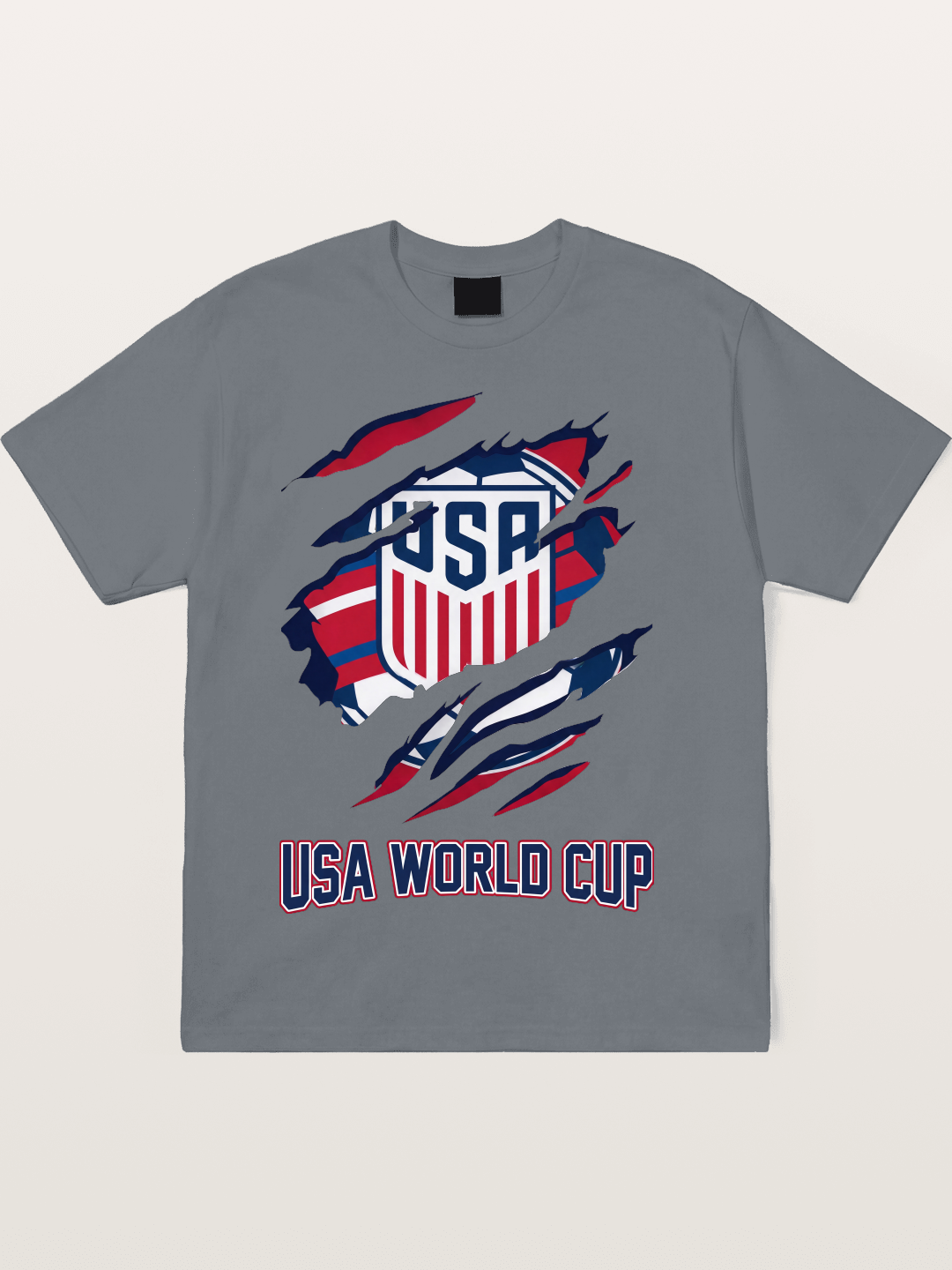 USA World Cup Claw Logo Cotton T-shirt