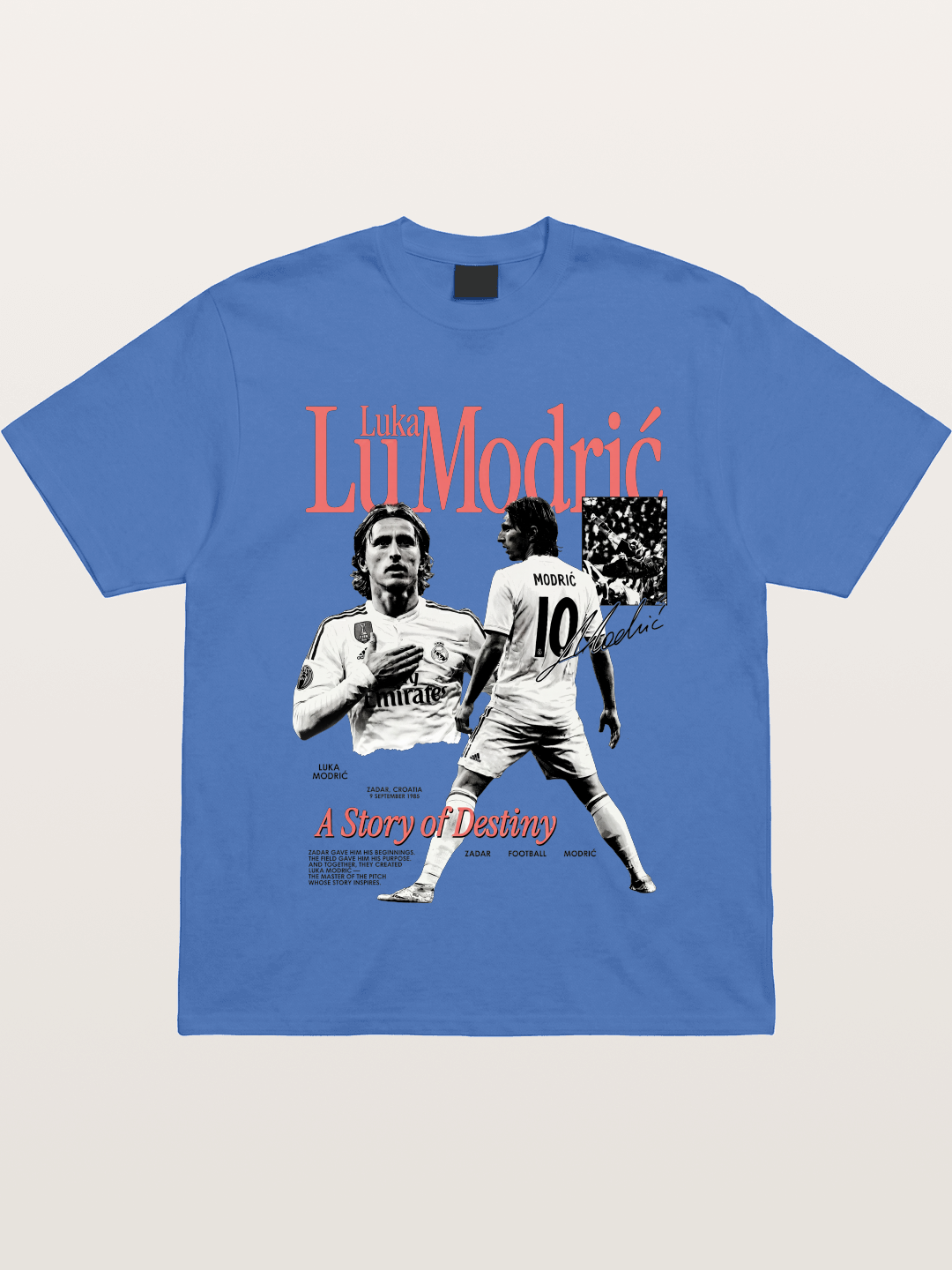 Luka Modric Destiny Story Gildan T-shirt