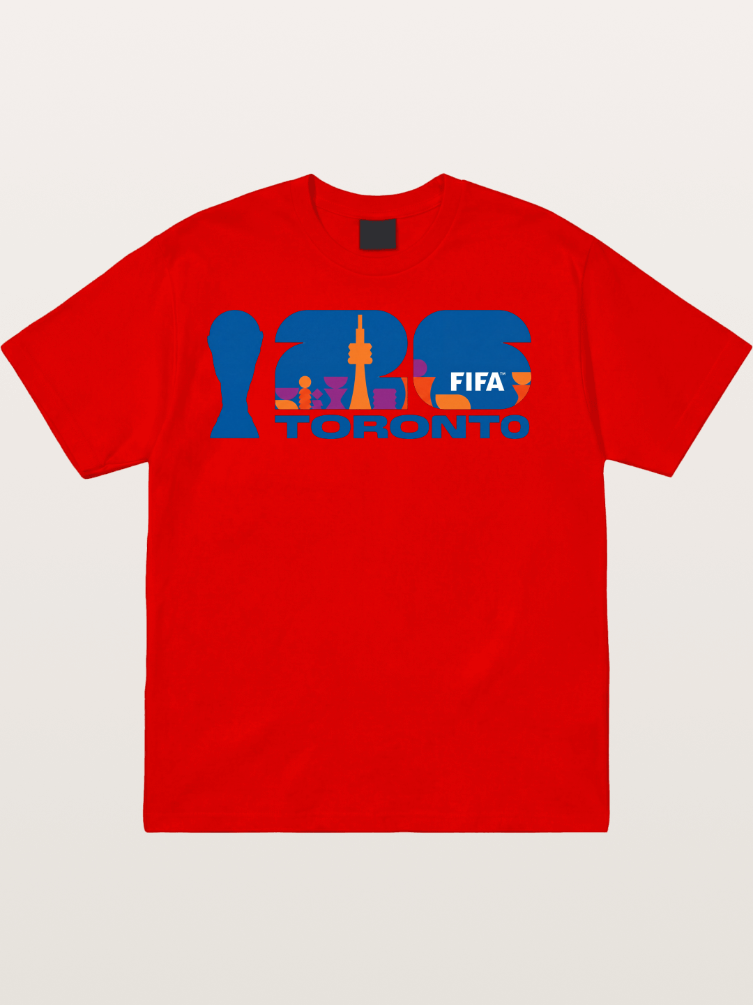 Toronto WC 2026 CN Tower Logo Cotton T-shirt