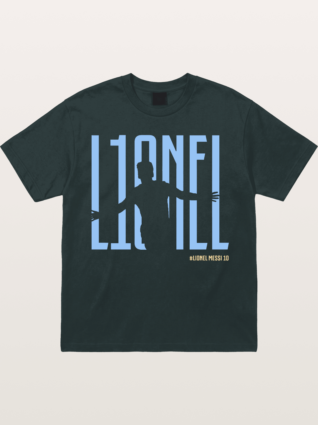 Lionel Messi Celebration Silhouette Gildan T-shirt