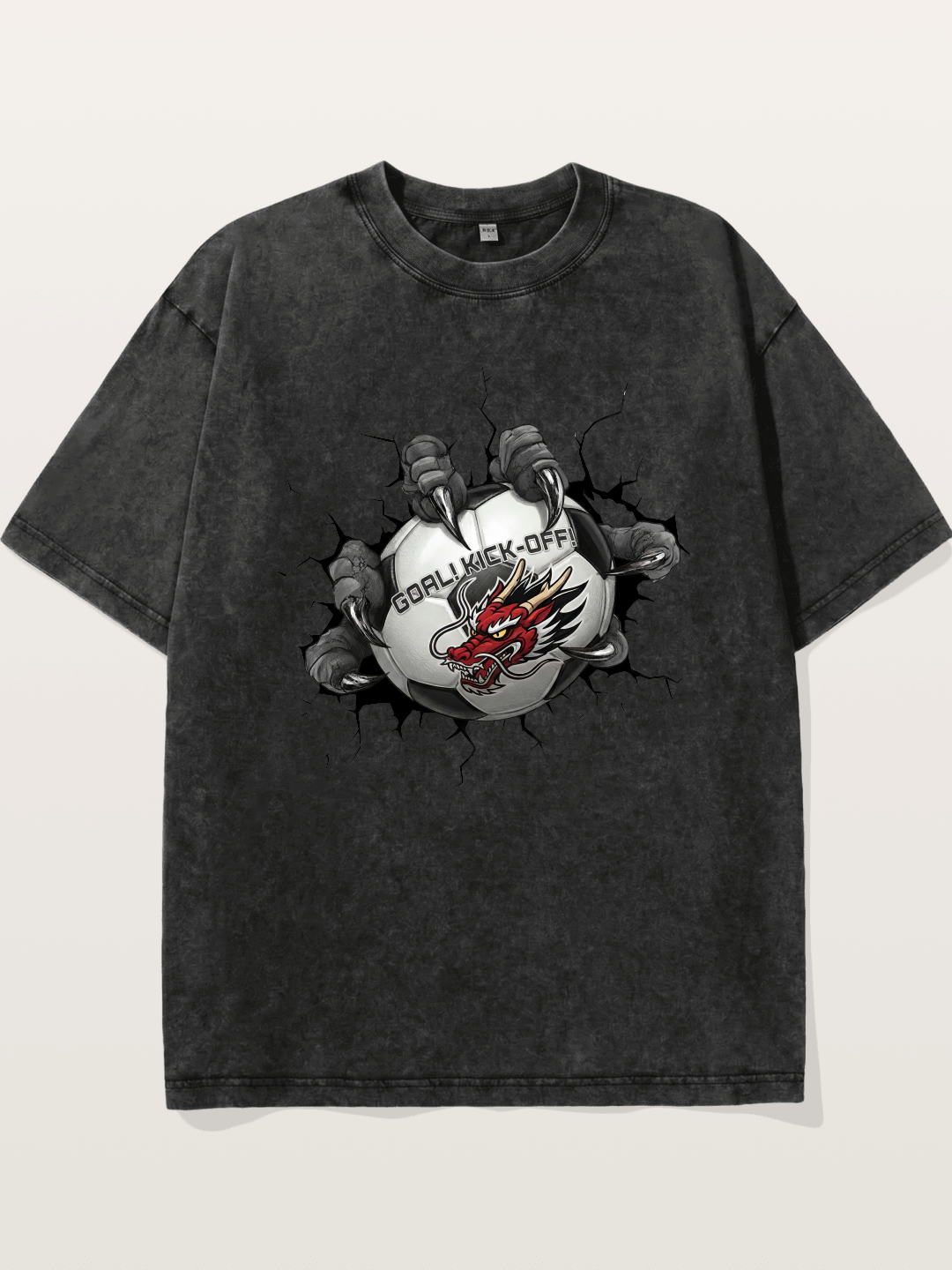 Dragon Claw Soccer Breakthrough Washed T-shirt
