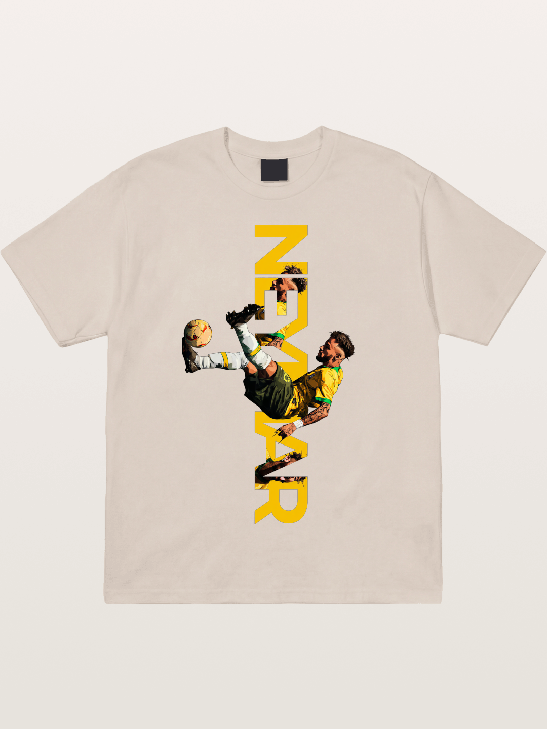 Neymar Brazil Bicycle Kick Cotton T-shirt