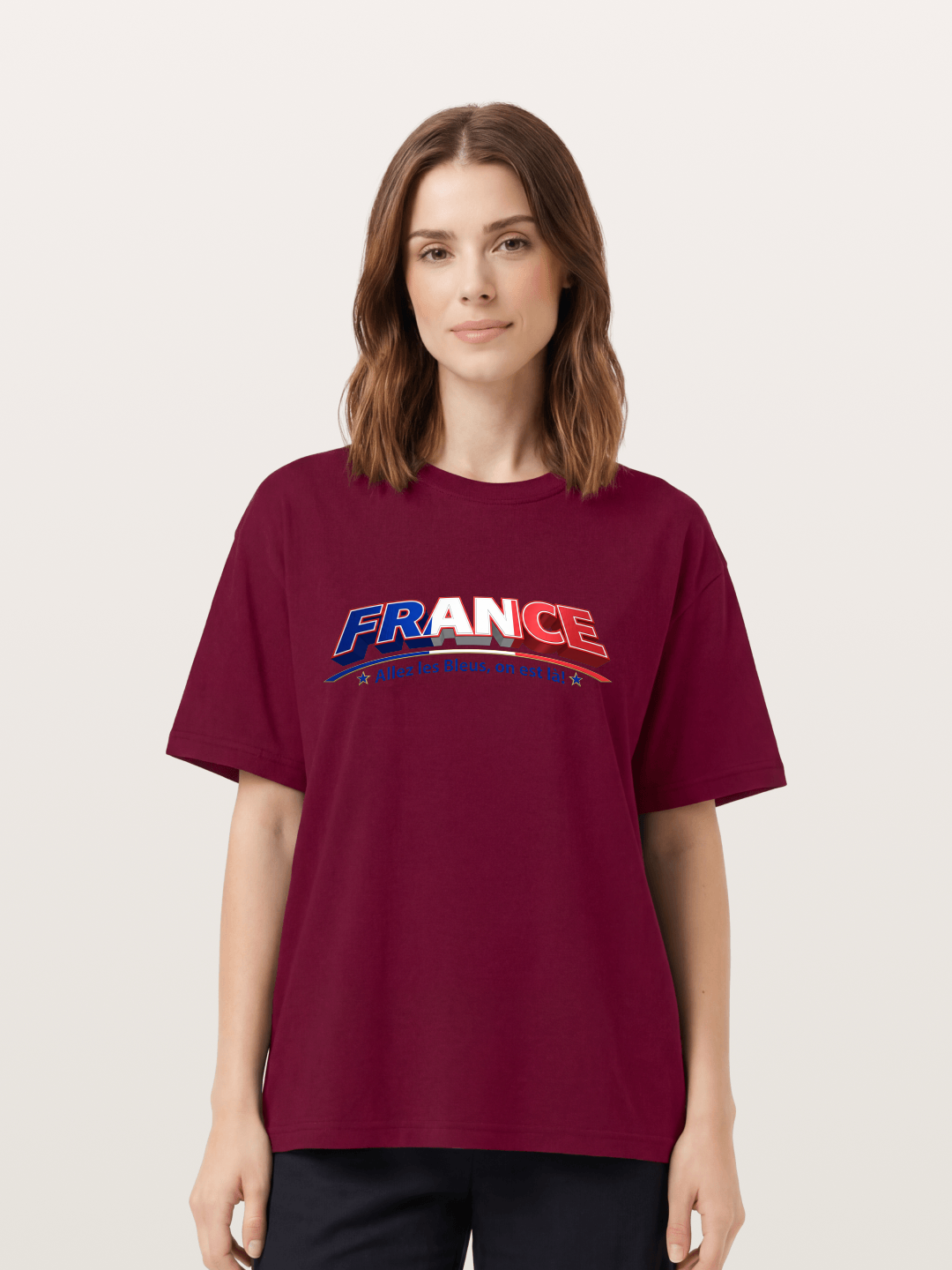 France Retro Team Logo WC Gildan T-shirt