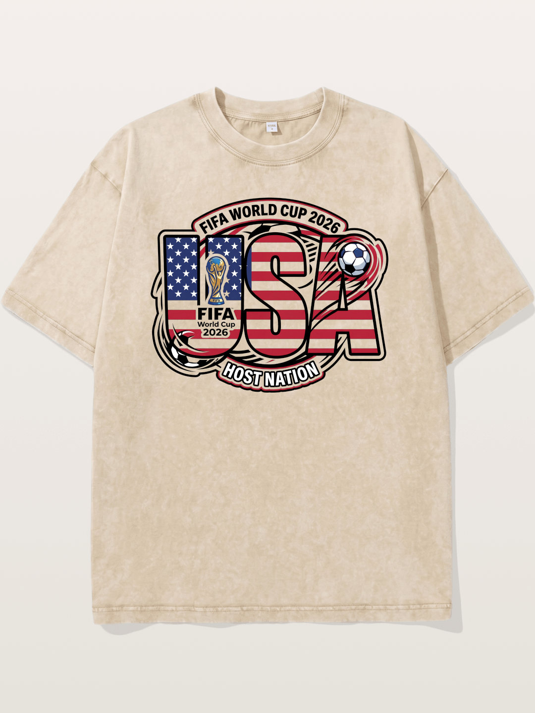 USA 2026 World Cup Typography Washed T-shirt