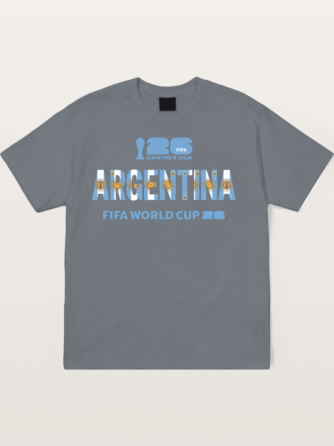 2026 World Cup Argentina Sun Design Cotton T-shirt