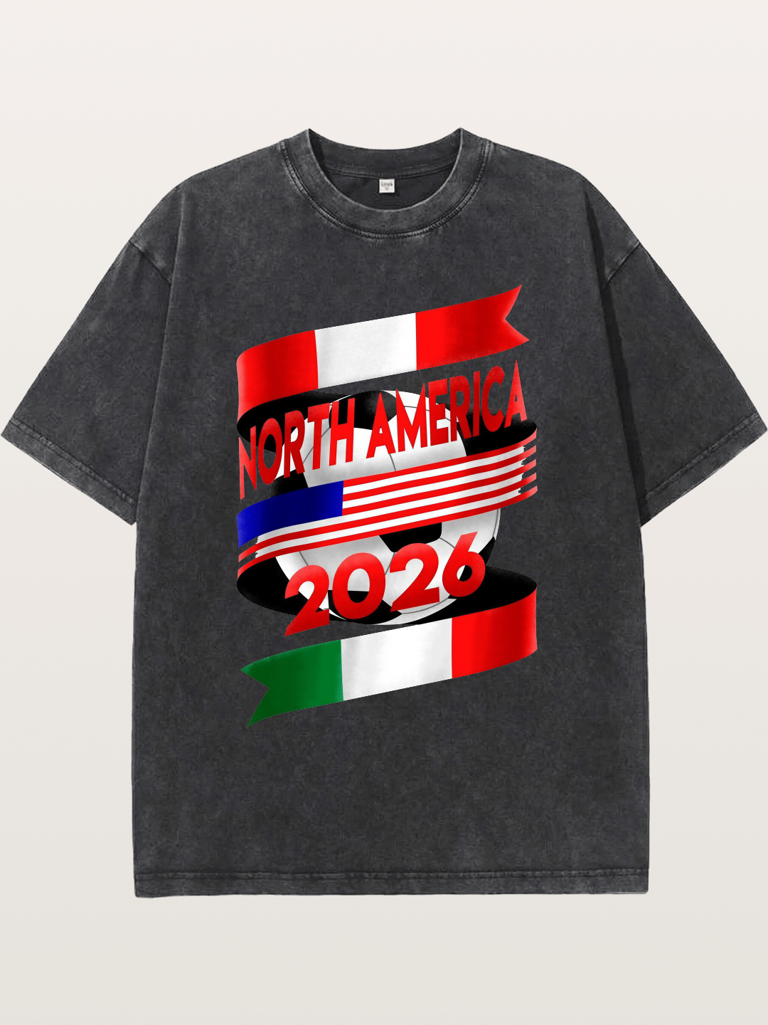 North America 2026 WC Graphic Washed T-shirt