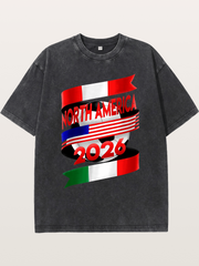 North America 2026 WC Graphic Washed T-shirt