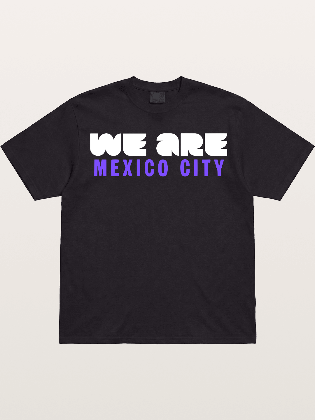 Mexico City Purple Bold Print Gildan T-shirt